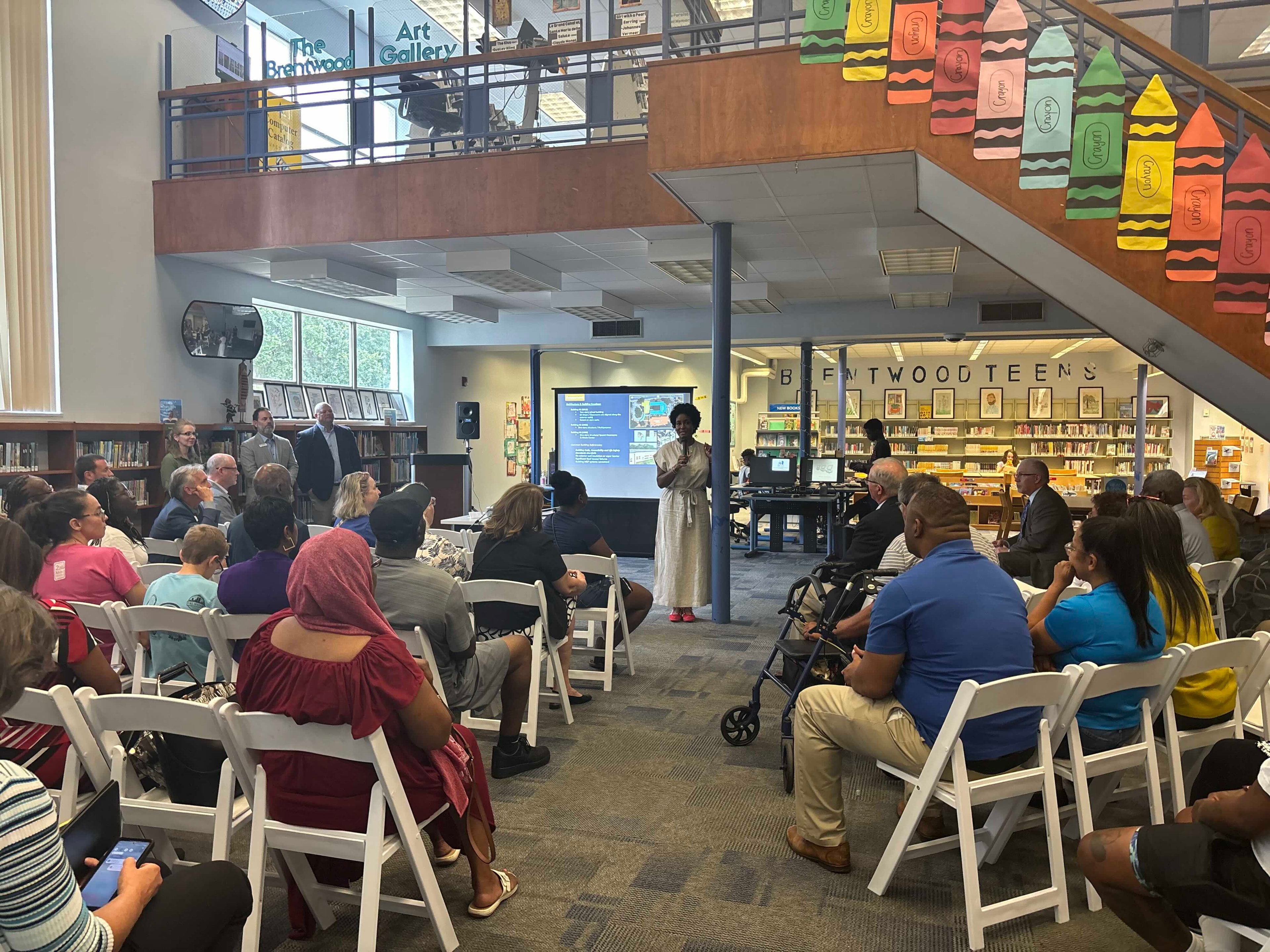 Brentwood Branch Library community meeting